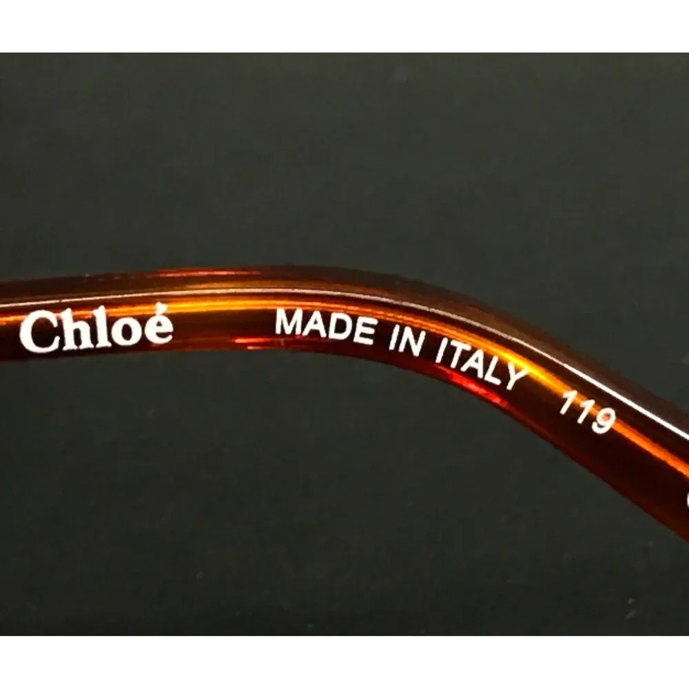 Chloe Eyeglasses Frames CE2154 906 Washed Gold Rimless Cat Eye 57-17-140